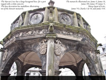 Located in the Castlegate, the Aberdeen, the Mercat Cross was built in 1686 by John Montgomery, a local mason.
