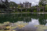 Bodnant Hall overlooking the Lily Terrace, Bodnant Garden