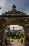 View of Front Courtyard of Gwydir Castle form the Garden