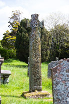 9C Anglo-Saxon cross in graveyard of St Paul's Church, Irton, Cumbria