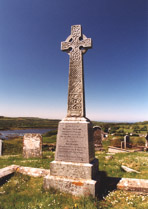 Celtic Cross on the Isle of Mull, Scotland