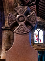 12thC Sanctuary Cross in St. Machar's Cathedral, Aberdeen, Scotland