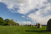 Bronze Age Long-Meg_and_her-Daughters, Little Salkeld, Cumbria, North West England