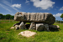 Neolithic Lligwy Burial Chamber, Moelfre, Isle of Anglesey, Gwynedd, Wales