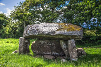 Megalithic chambered tomb, Rhoslan near Criccieth, Gwynedd , Wales