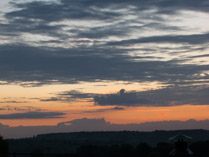 Sunrise, Bruton, Somerset, England
