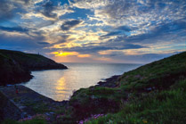Sunset 1 - Looking North-West at Porthgain, Pembrokeshire, Wales