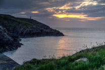 Sunset 3 -  Looking North-West at Porthgain, Pembrokeshire, Wales