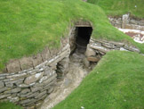 Scara Brae, located on the grounds of the 17th C. Skaill House, Sandwick, was inhabited and thriving in Orkney 5000 years ago. This early settlement of farmers was a tight knitted community of people. Photo by Winfield Swanson