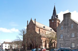 St. Magnus Cathedral, Kirkwall, is the most northerly cathedral in the British Isles, a fine example of Romanesque architecture built for the bishops of Orkney. It is not ownedby the church, but by the burgh of Kirkwall. Its construction commenced in 1137 and lasted for 300 years.