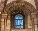 St. Magnus Cathedral, Kirkwall, is the most northerly cathedral in the British Isles, a fine example of Romanesque architecture built for the bishops of Orkney. It is not ownedby the church, but by the burgh of Kirkwall. Its construction commenced in 1137 and lasted for 300 years.