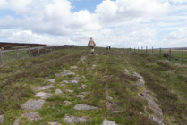 Roman Road on Wheeldale Moor  in the North York Moors national park in North Yorkshire, England, was construced on Wade's Causeway which is up to 6,000 years old.