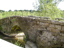 Roman Bridge over Clow Beck, Clow Beck House, Monk End Farm, Croft-on-Tees, Darlington, County Durham,  England,