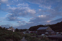 Sunset looking South-East at Porthgain, Pembrokeshire, Wales