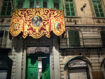 Festival banner, Valleta, Malta