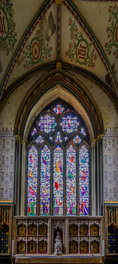 East Window, the Lady Chapel, Llandaff Cathedral, Cardiff, Wales